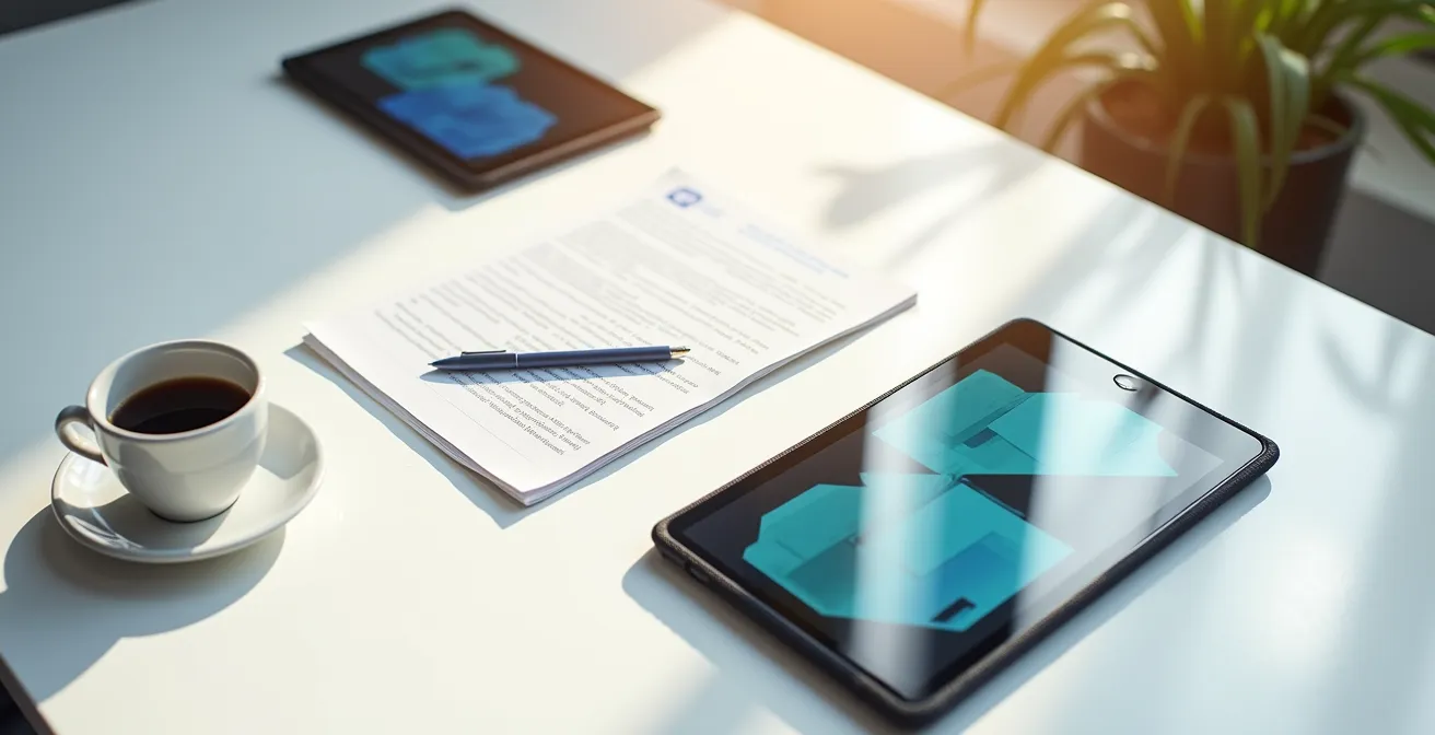 Kit di partenza digitale per PMI con tablet industriali e documenti di formazione