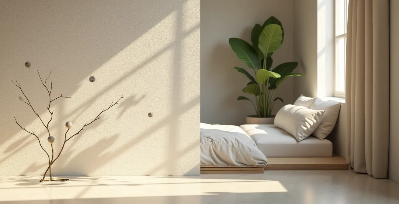 Parete intonacata con calce e canapa che mostra la texture naturale traspirante