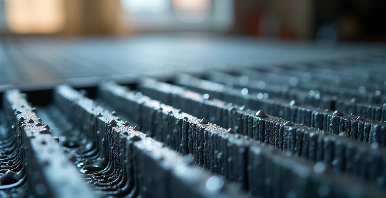 Sistema di ventilazione meccanica controllata con recuperatore di calore installato in una casa italiana